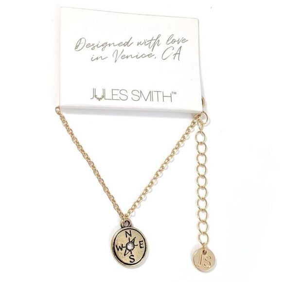 NEW Jules Smith DIRECTIONAL COMPASS GOLD BRACELET - Picture 1 of 2